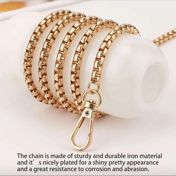 47inch Replacement Purse Chain Strap Handle Shoulder Crossbody Handbag Bag Metal - Picture 4 of 5